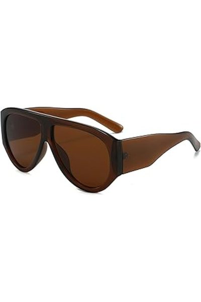 Real Housewives of New Jersey: Season 14 Reunion/Sit Down Margaret’s Brown Oversized Sunglasses