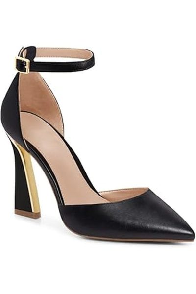 Real Housewives of New York City: Season 15 Reunion Ubah’s Black Pointed Ankle Strap Pumps