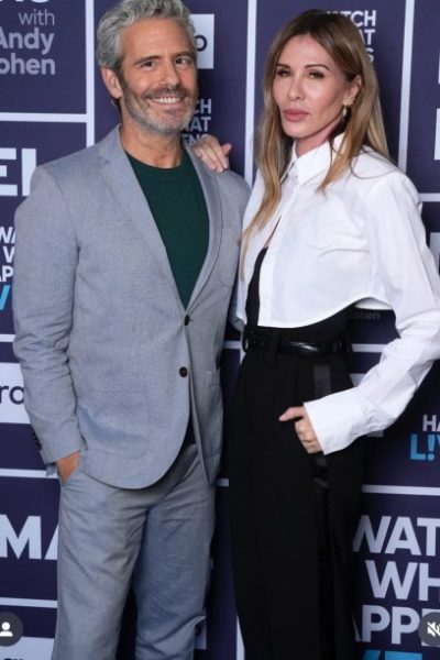 Carole Radziwill’s White Cropped Poplin Shirt on WWHL - Product Image