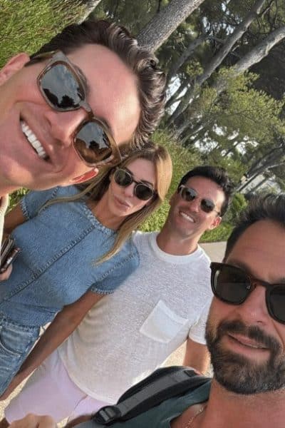 Carole Radziwill’s Denim Look T Shirt and Sunglasses - Product Image