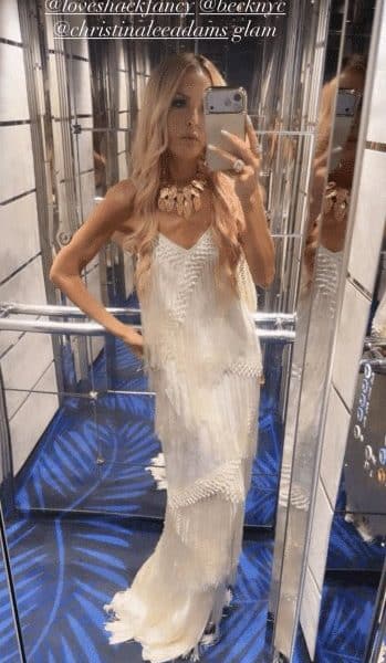 Rachel Zoe’s White Fringe Maxi Dress - Product Image