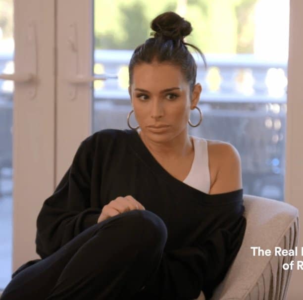 Ashley Iaconetti’s Black Off The Shoulder Sweatshirt - Product Image