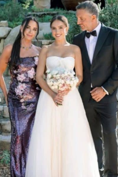 Kyle Richards’ Purple Sequin Dress at Alexia’s Wedding - Product Image