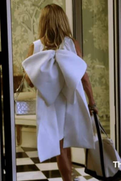 Sutton Stracke’s White Bow Back Dress - Product Image