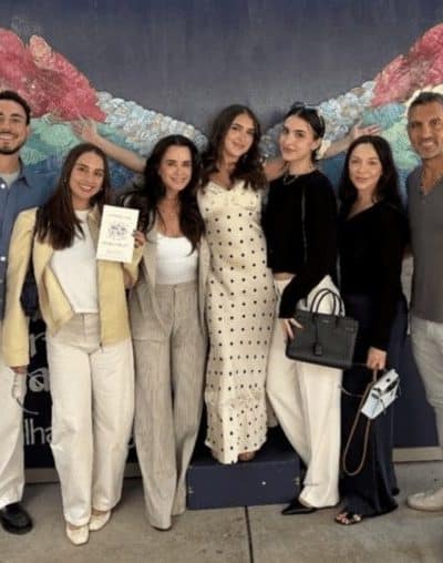 Kyle Richards’ Pinstriped Blazer and Pants - Product Image