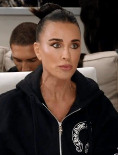 Kyle Richards’ Black Zip Up Hoodie - Product Image