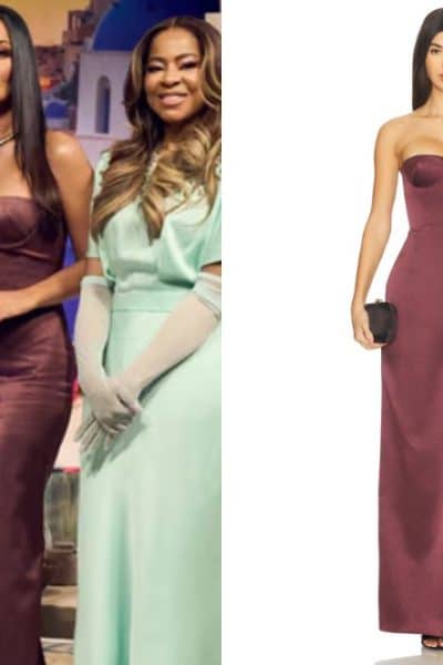 Real Housewives of Salt Lake City: Season 6 Reunion Lisa’s Strapless Column Dress - Product Image