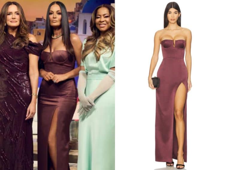 Real Housewives of Salt Lake City: Season 6 Reunion Lisa’s Strapless Column Dress - Product Image