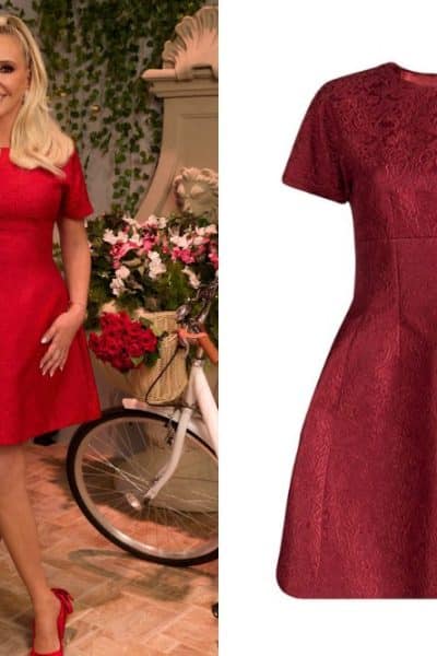 Real Housewives of Orange County: Season 19 Reunion Shannon’s Short Sleeve A-line Dress - Product Image