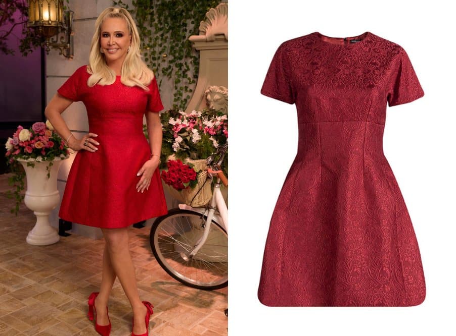 Real Housewives of Orange County: Season 19 Reunion Shannon’s Short Sleeve A-line Dress - Product Image