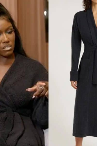 Real Housewives of Beverly Hills: Season 15 Episode 14 Bozoma’s Black Cashmere Robe - Product Image