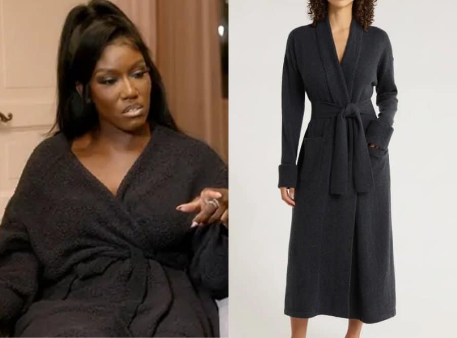 Real Housewives of Beverly Hills: Season 15 Episode 14 Bozoma’s Black Cashmere Robe - Product Image