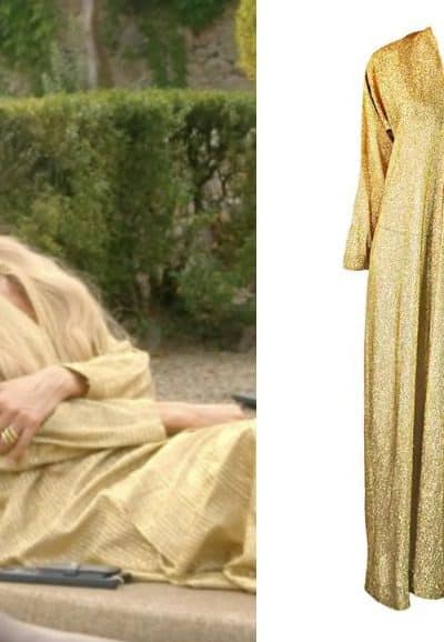 Real Housewives of Beverly Hills: Season 15 Episode 15 Rachel Zoe’s Gold Kaftan - Product Image