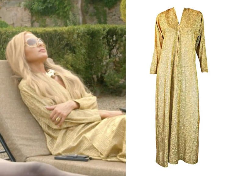 Real Housewives of Beverly Hills: Season 15 Episode 15 Rachel Zoe’s Gold Kaftan - Product Image