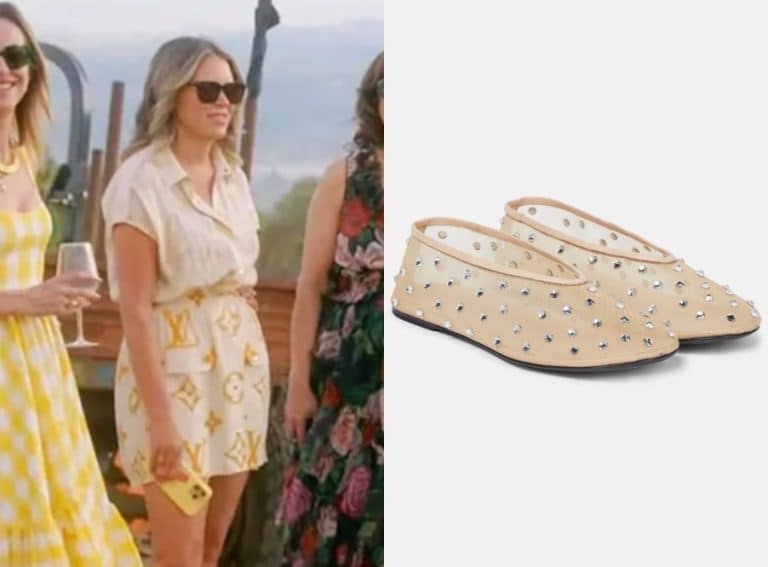 Real Housewives of Beverly Hills: Season 15 Episode 15 Amanda’s Mesh Ballerina Flats - Product Image