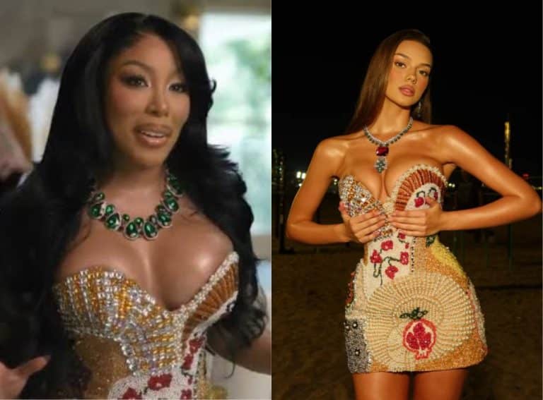 Real Housewives of Atlanta: Season 17 Confessional Kimberly’s Embellished Dress - Product Image