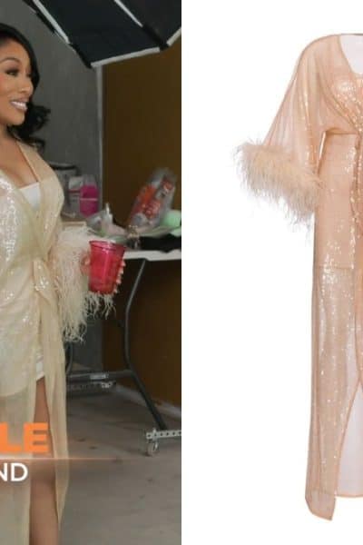 Real Housewives of Atlanta: Season 17 Episode 1 Kimberly’s Kimono Maxi Dress - Product Image
