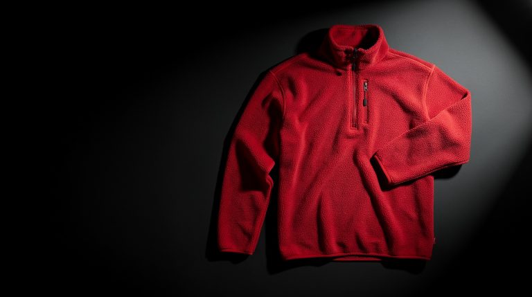 Tamra Judge's red half-zip fleece pullover, RHOC Season 20