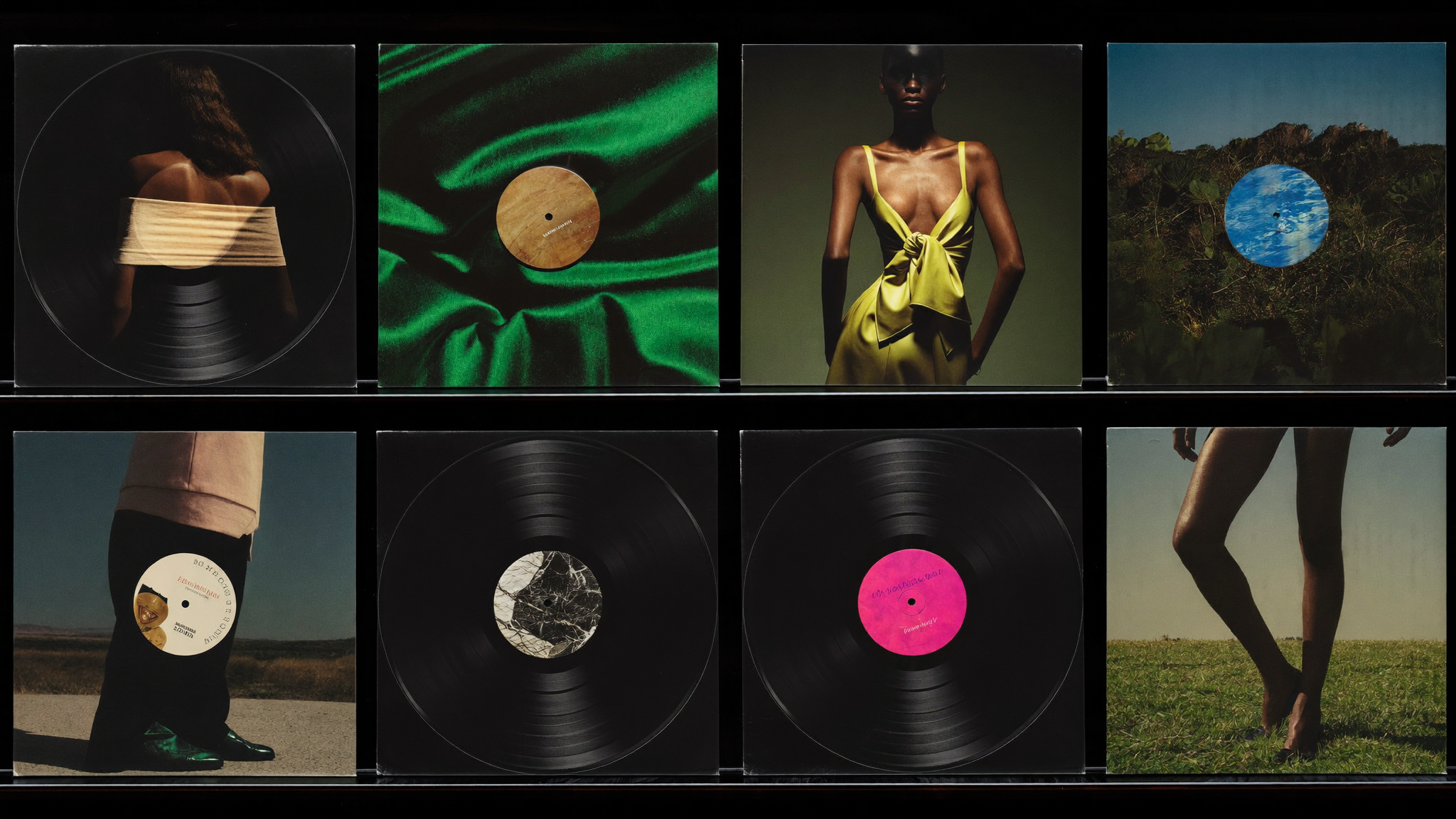 Fashion editorial Real Housewife music single aesthetic